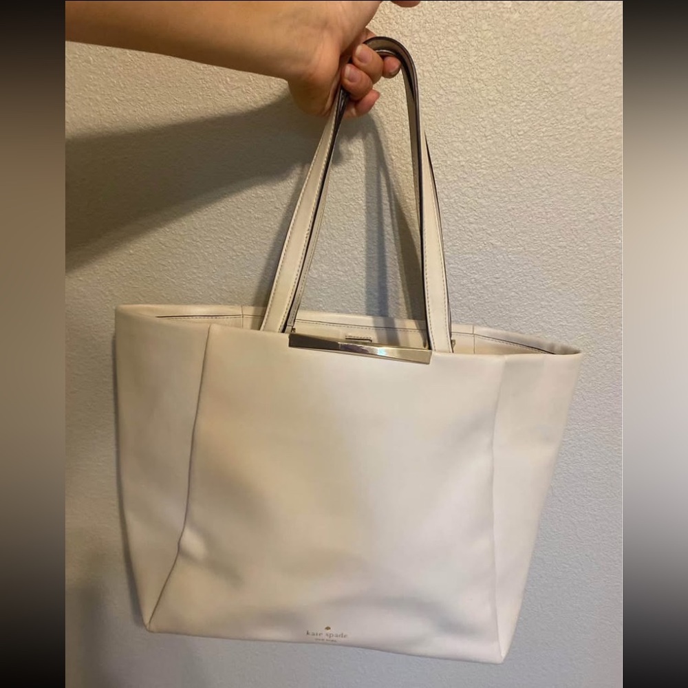 Kate Spade Elegant White Tote